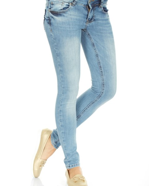 Women's Mid-Rise Slim Jeans in Light Wash