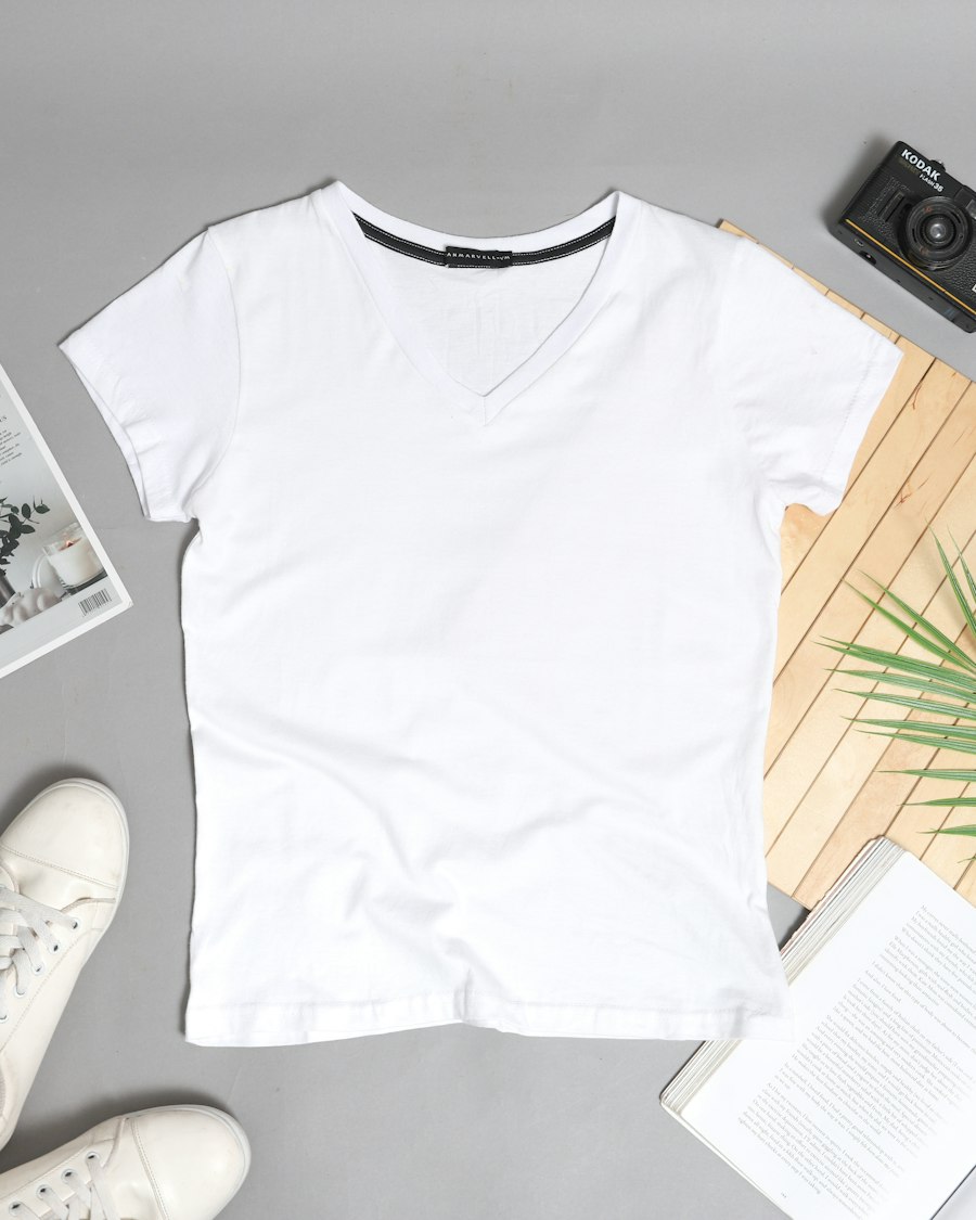 Women's Fitted V-Neck T-Shirt - view 2